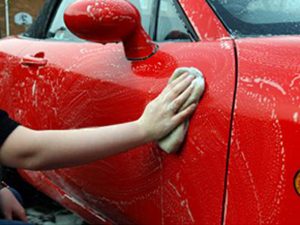 Red Car Valeted