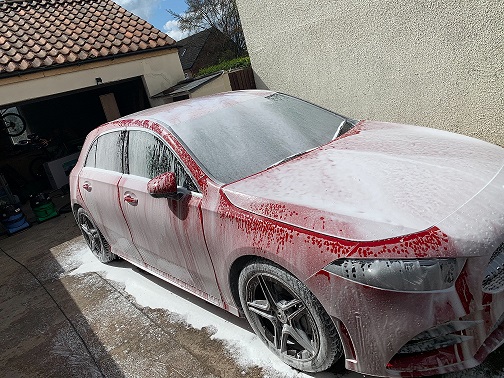 Red Car Valeted