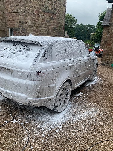 range rover valeted